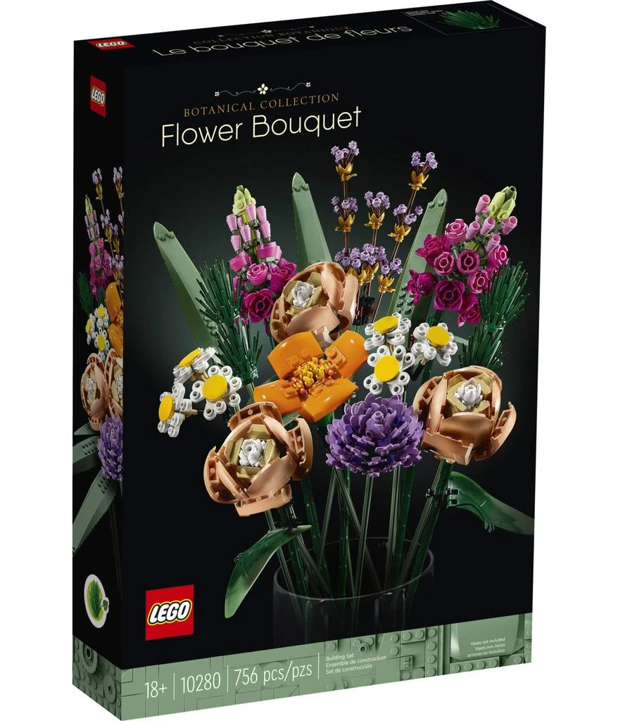 商品LEGO|LEGO Flower Bouquet 10280 Building Kit; A Unique Flower Bouquet and Creative Project for Adults, New 2021 (756 Pieces),价格¥361,第2张图片详细描述