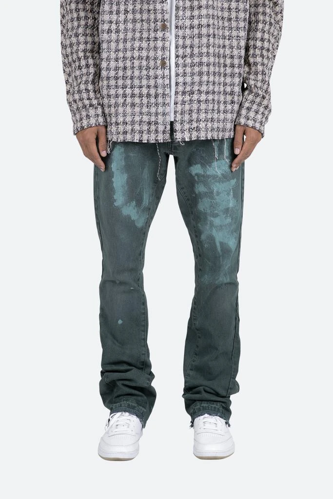 商品MNML|B415 Flare Denim - Olive,价格¥440,第1张图片