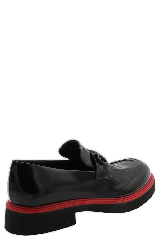 商品Salvatore Ferragamo|Salvatore Ferragamo Gancini-Ornament Slip-On Mocassins,价格¥3411,第2张图片详细描述