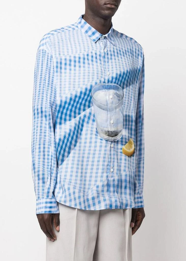 商品Jacquemus|Jacquemus Blue 'La Chemise Simon' Shirt,价格¥1421,第2张图片详细描述