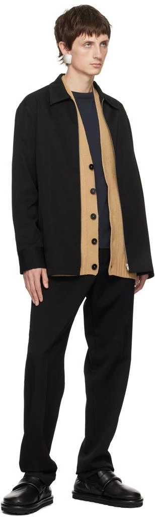 商品Jil Sander|Black Strap Sabot Loafers,价格¥4751,第5张图片详细描述