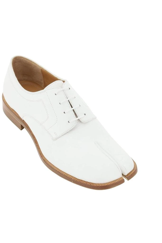 商品MAISON MARGIELA|PAPER EFFECT TABI LACE-UP SHOES,价格¥2632,第4张图片详细描述