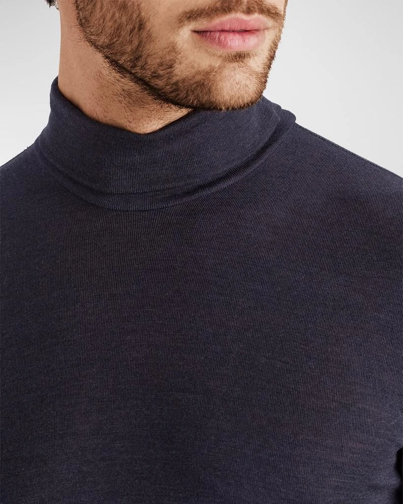 商品Hanro|Men’s Woolen Silk Turtleneck Shirt,价格¥1755,第4张图片详细描述