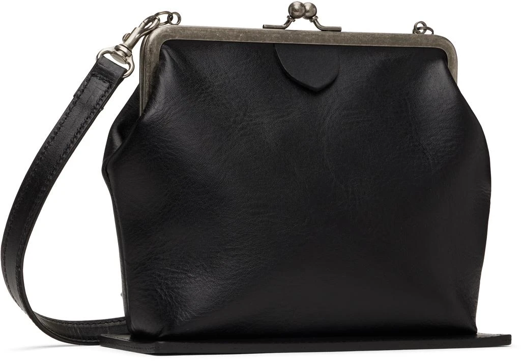 商品YOHJI YAMAMOTO|Black Metal Clasp Bag,价格¥2556,第2张图片详细描述