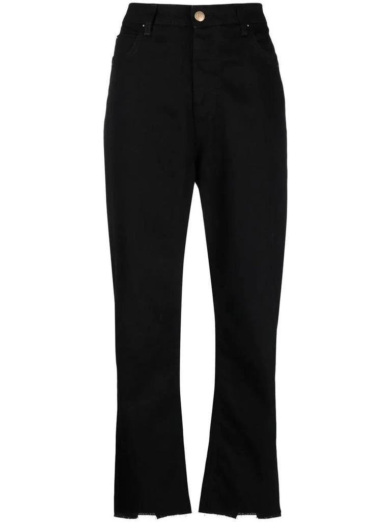 商品L'AUTRE CHOSE|L'AUTRE CHOSE cropped straight-leg trousers,价格¥772,第1张图片