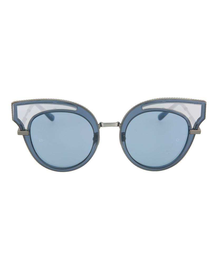 商品Bottega Veneta|Cat-Eye Metal Sunglasses,价格¥1118,第1张图片