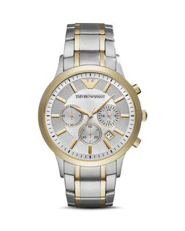 商品Emporio Armani|Chronograph Stainless Steel Watch, 43 mm,价格¥1043,第1张图片
