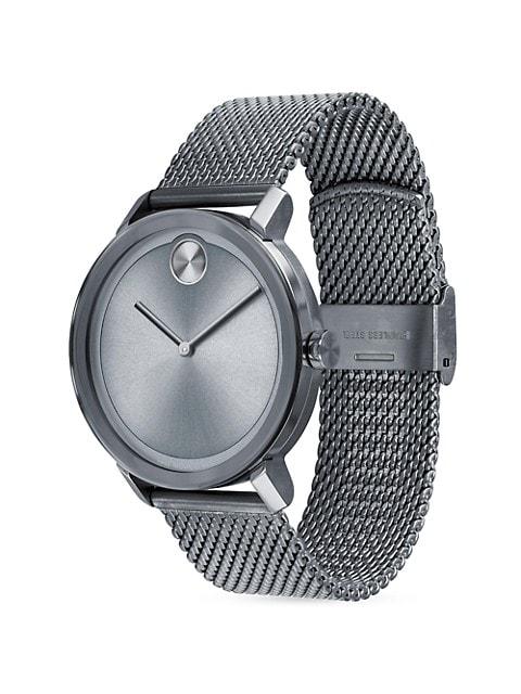 BOLD Evolution Ionic Plated Grey Steel Bracelet Watch商品第2张图片规格展示