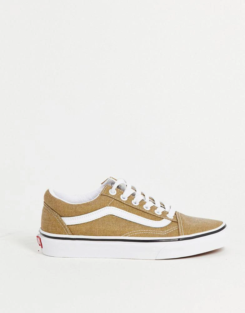 商品Vans|Vans Old Skool trainers in brown,价格¥398,第4张图片详细描述