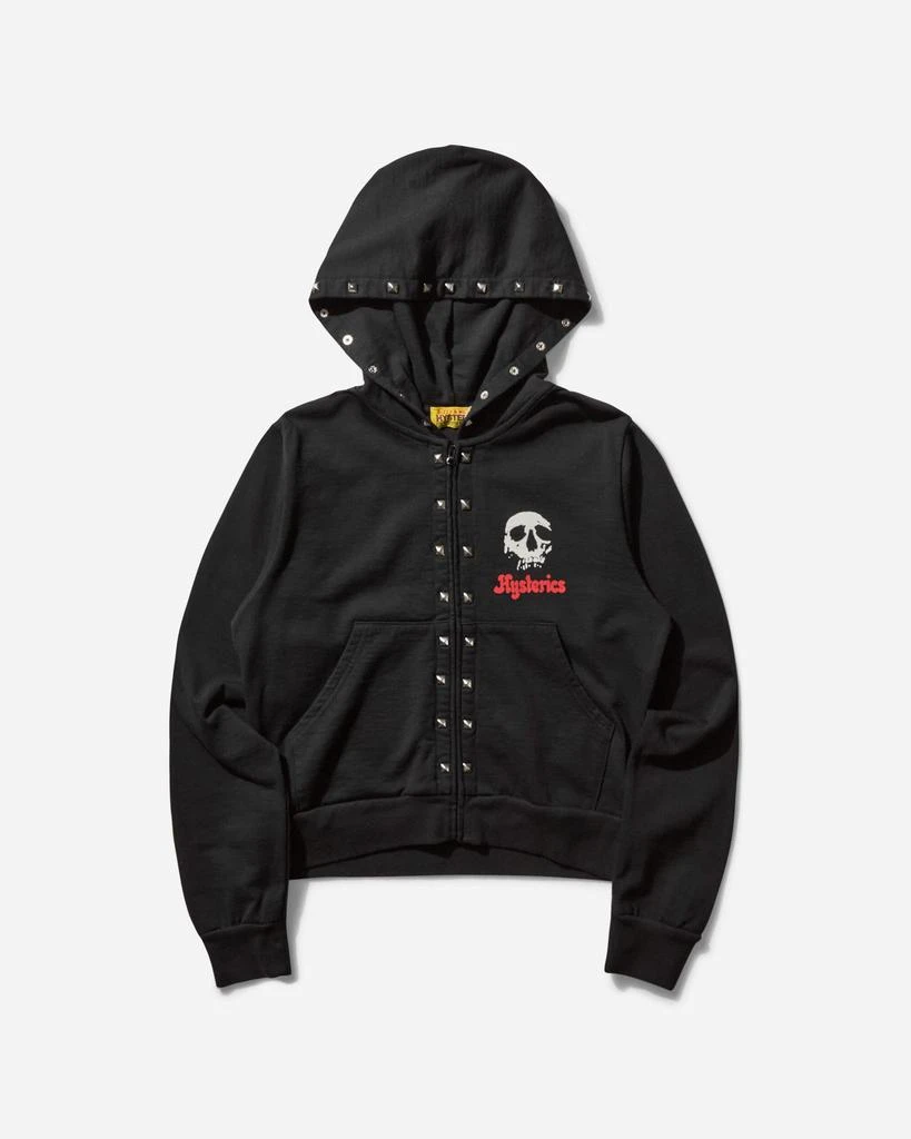 商品Hysteric Glamour|Women's Skull Berry Zip Hoodie Black,价格¥3078,第1张图片