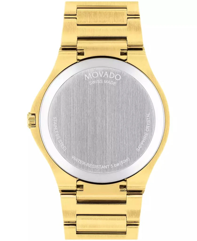 商品Movado|Men's Se Swiss Quartz Yellow PVD Bracelet Watch 41mm,价格¥10436,第3张图片详细描述