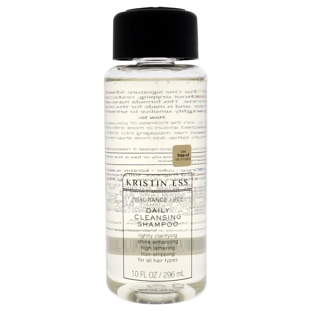 商品Kristin Ess|Fragrance Free Daily Cleansing Shampoo by Kristin Ess for Unisex - 10 oz Shampoo,价格¥150,第1张图片