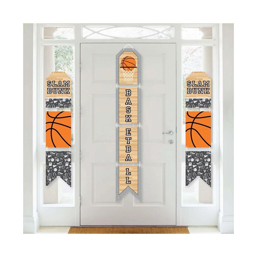 商品Big Dot of Happiness|Nothin' But Net - Basketball - Vertical Paper Door Banners - Indoor Door Decor,价格¥157,第1张图片