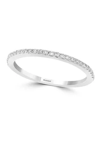 商品Effy|1 8 Ct. T.w. Diamond Band In 14K White Gold,价格¥2660,第1张图片