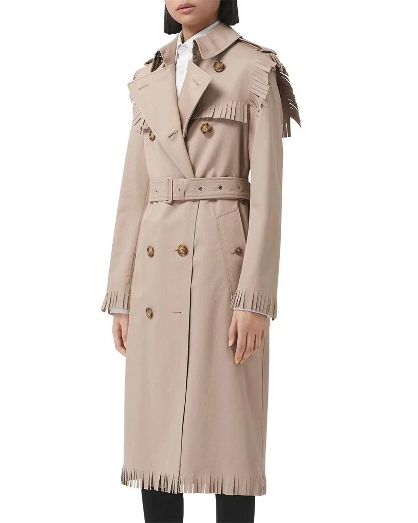 商品Burberry|Blomfield Fringed Trench Coat,价格¥27402,第1张图片