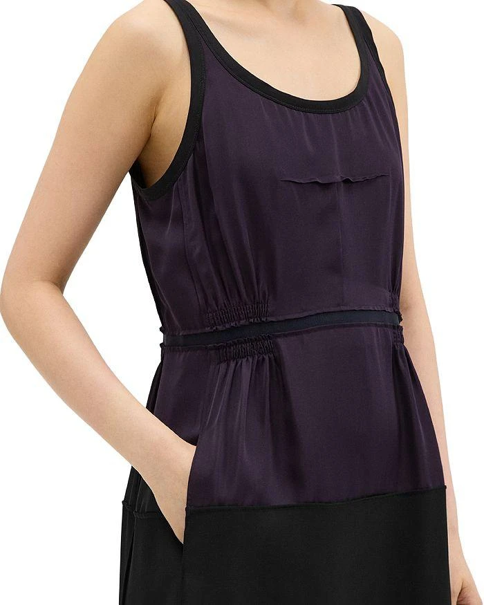 商品Theory|Draped Silk Midi Dress,价格¥2039,第3张图片详细描述