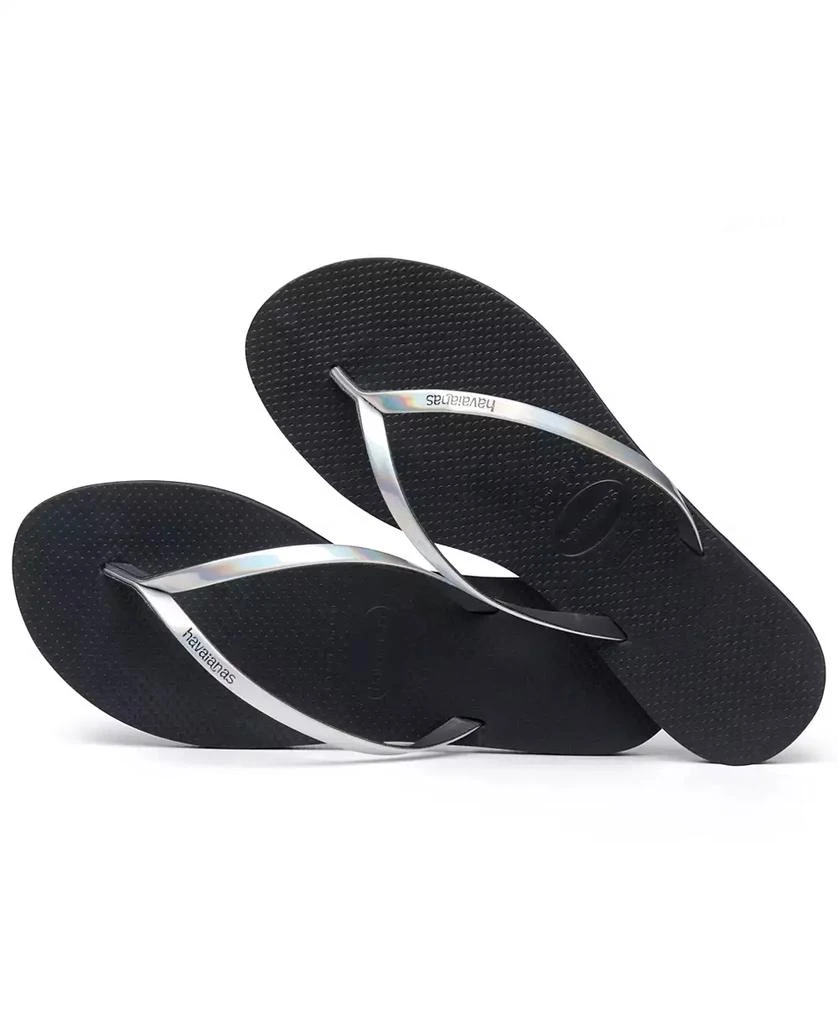 商品Havaianas|Women's You Metallic Flip Flop Sandals,价格¥309,第4张图片详细描述