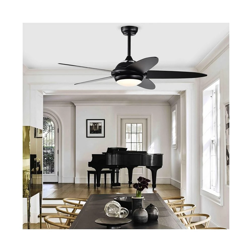 商品Costway|52'' Ceiling Fan with LED Lights & Remote Control 1/2/4/8H Timer & 3 Fan Speeds,价格¥840,第2张图片详细描述