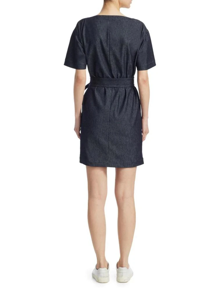 商品Theory|Theory - Belted Denim Shift Dress,价格¥1479,第2张图片详细描述