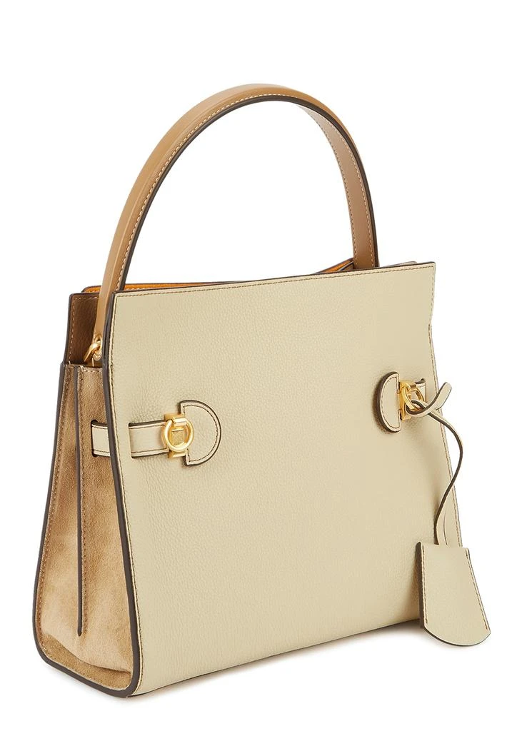 商品Tory Burch|Lee Radziwill small cream leather top handle bag,价格¥12286,第2张图片详细描述