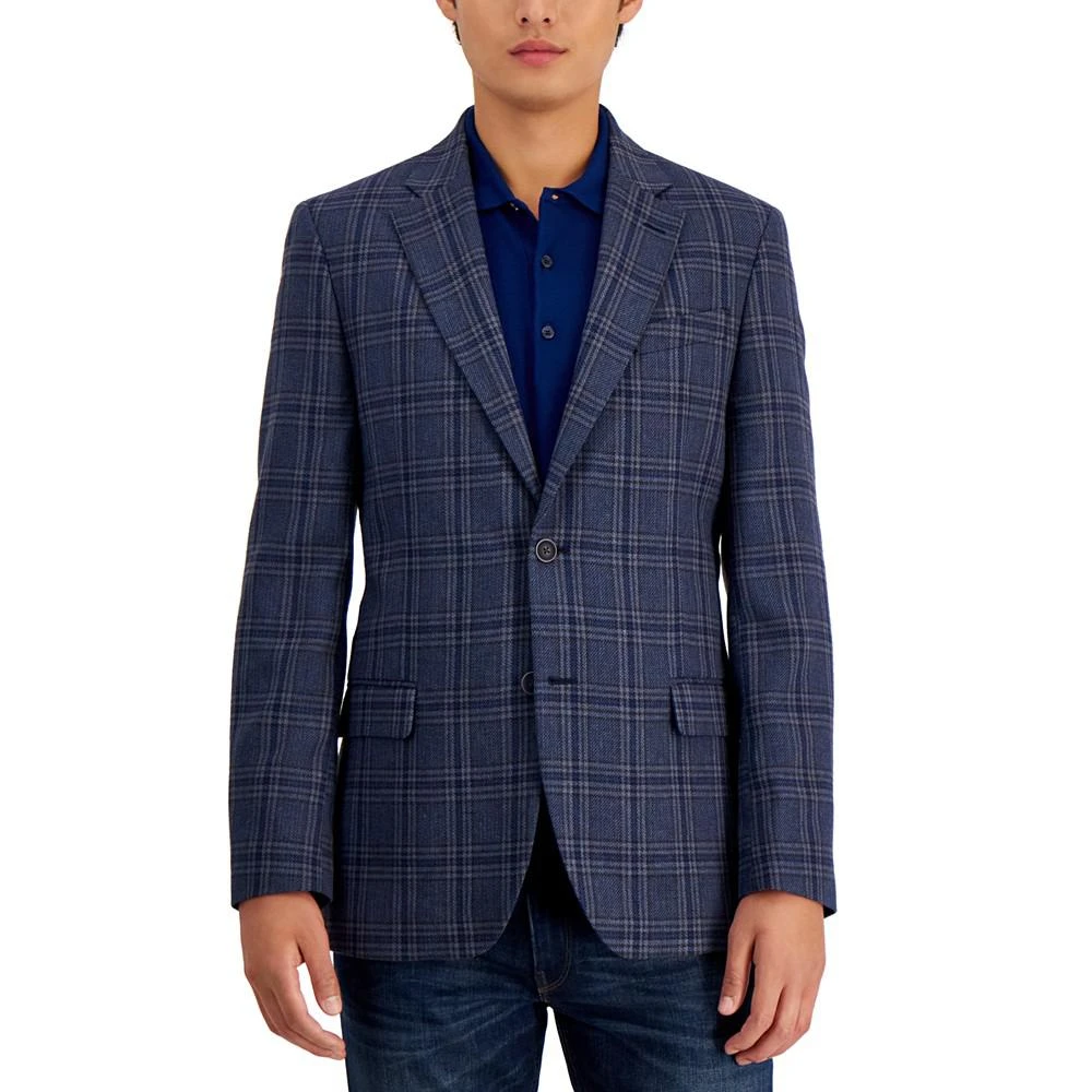 商品Nautica|Men's Modern-Fit Plaid Tweed Sport Coat,价格¥888,第1张图片