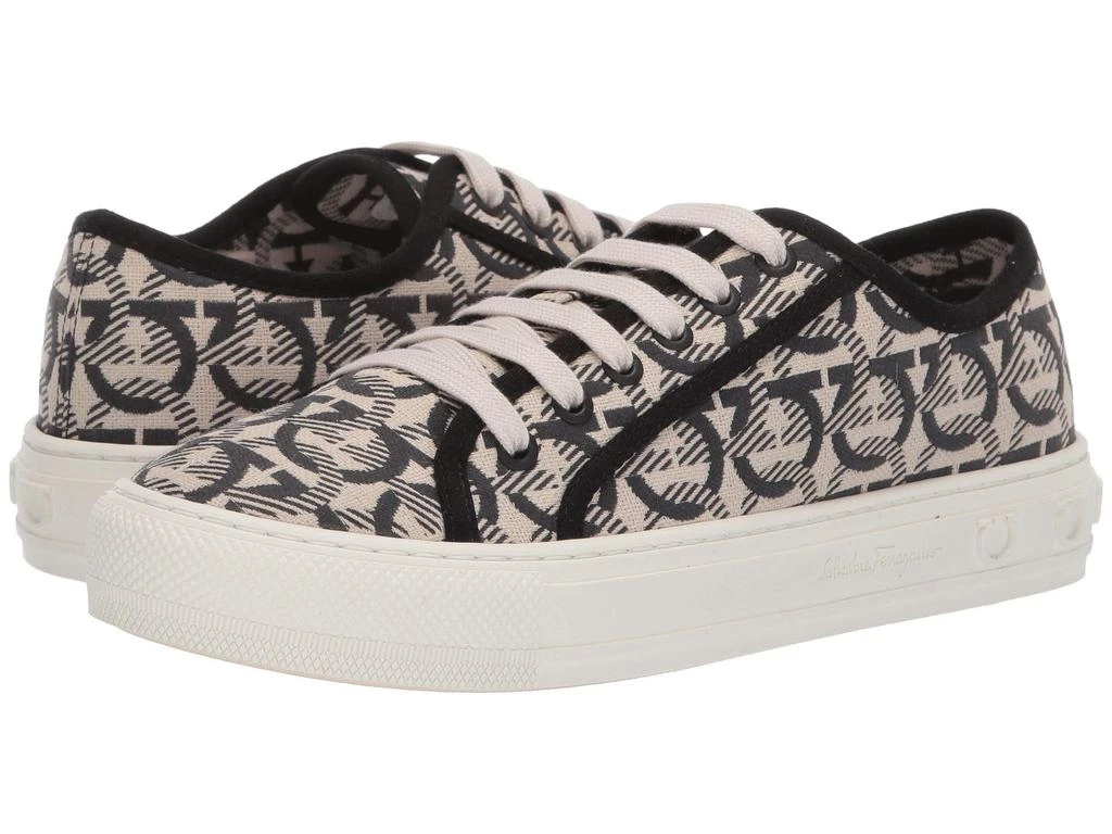 商品Salvatore Ferragamo|Wimbledon Logo Sneaker,价格¥2407,第1张图片
