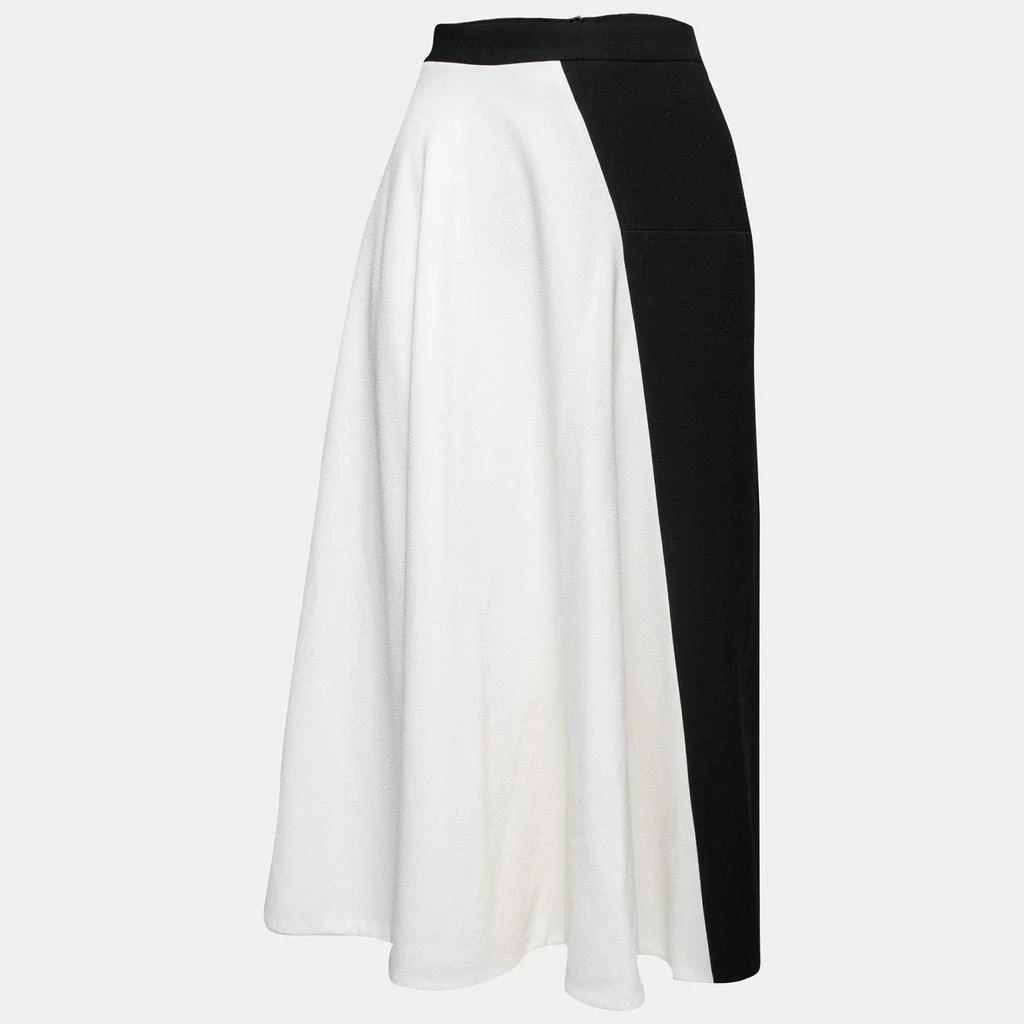 商品[二手商品] ROLAND MOURET|Roland Mouret Color Block Crepe Midi Skirt M,价格¥2630,第1张图片
