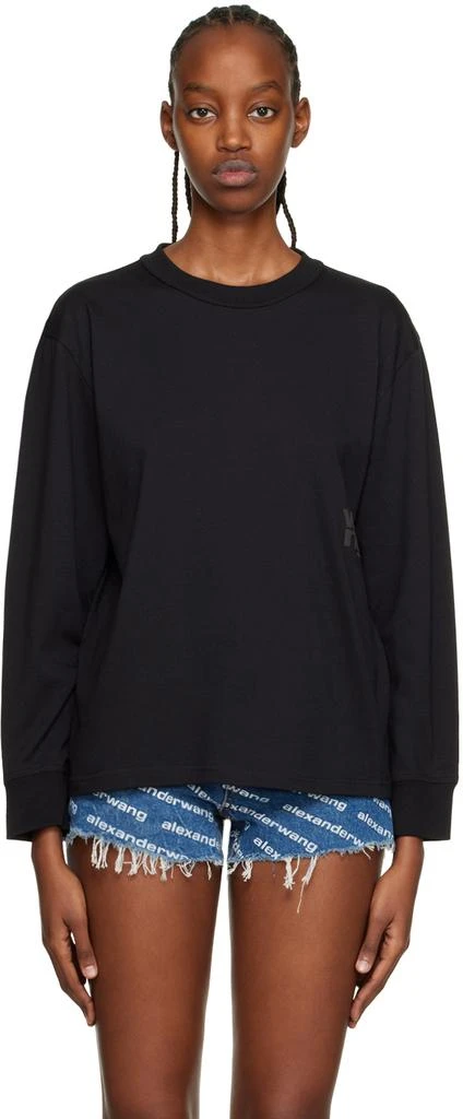 商品Alexander Wang|Black Puff Long Sleeve T-Shirt,价格¥631,第1张图片
