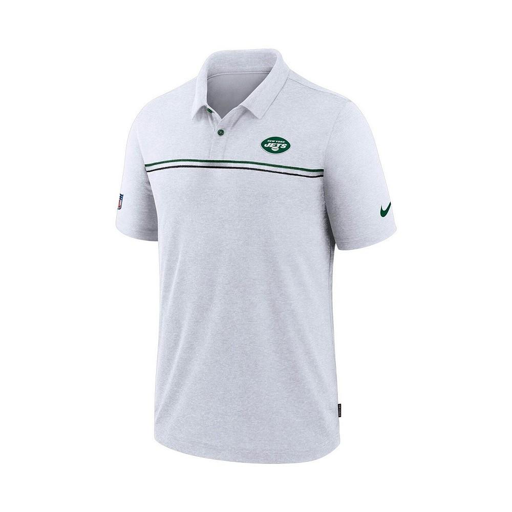Men's White New York Jets Sideline Early Season Team Performance Polo Shirt商品第3张图片规格展示