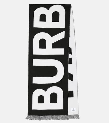 商品Burberry|Logo羊毛围巾,价格¥2531,第1张图片