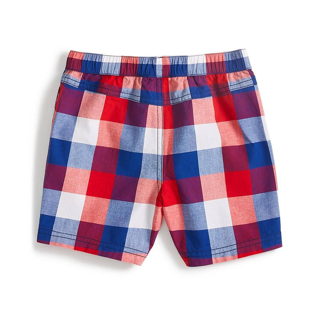 商品First Impressions|Baby Boys Flag Plaid Shorts, Created for Macy's,价格¥28,第4张图片详细描述