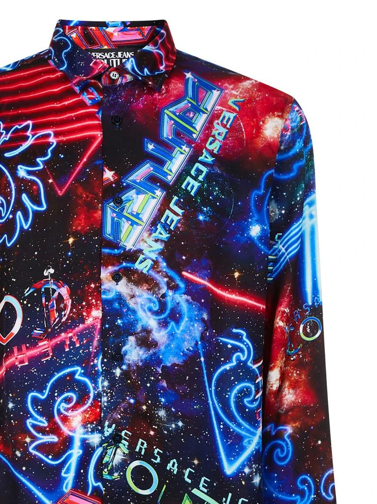 商品Versace|VERSACE JEANS COUTURE Shirts Spotted,价格¥3201,第3张图片详细描述