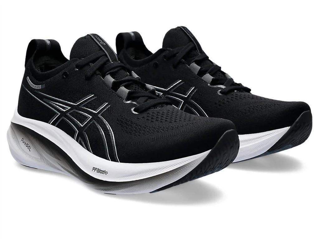 商品Asics|Women's Gel-Nimbus 26 Shoes In Black/graphite Grey,价格¥1077,第2张图片详细描述