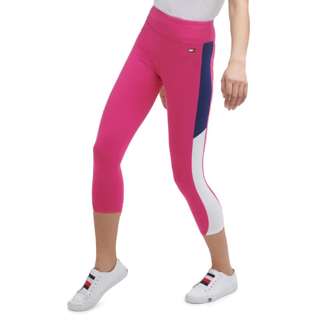 Tommy Hilfiger Sport Womens Colorblock High Rise Leggings商品第2张图片规格展示