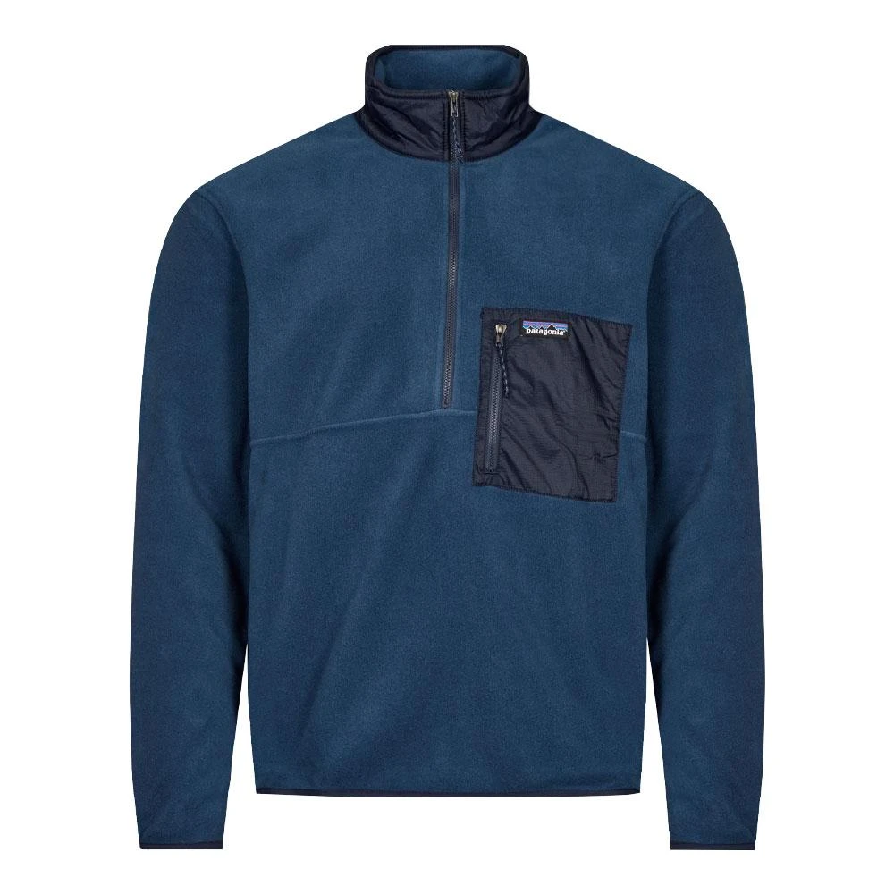 商品Patagonia|Patagonia Microdini Half Zip Sweatshirt - Tidepool Blue,价格¥880,第1张图片