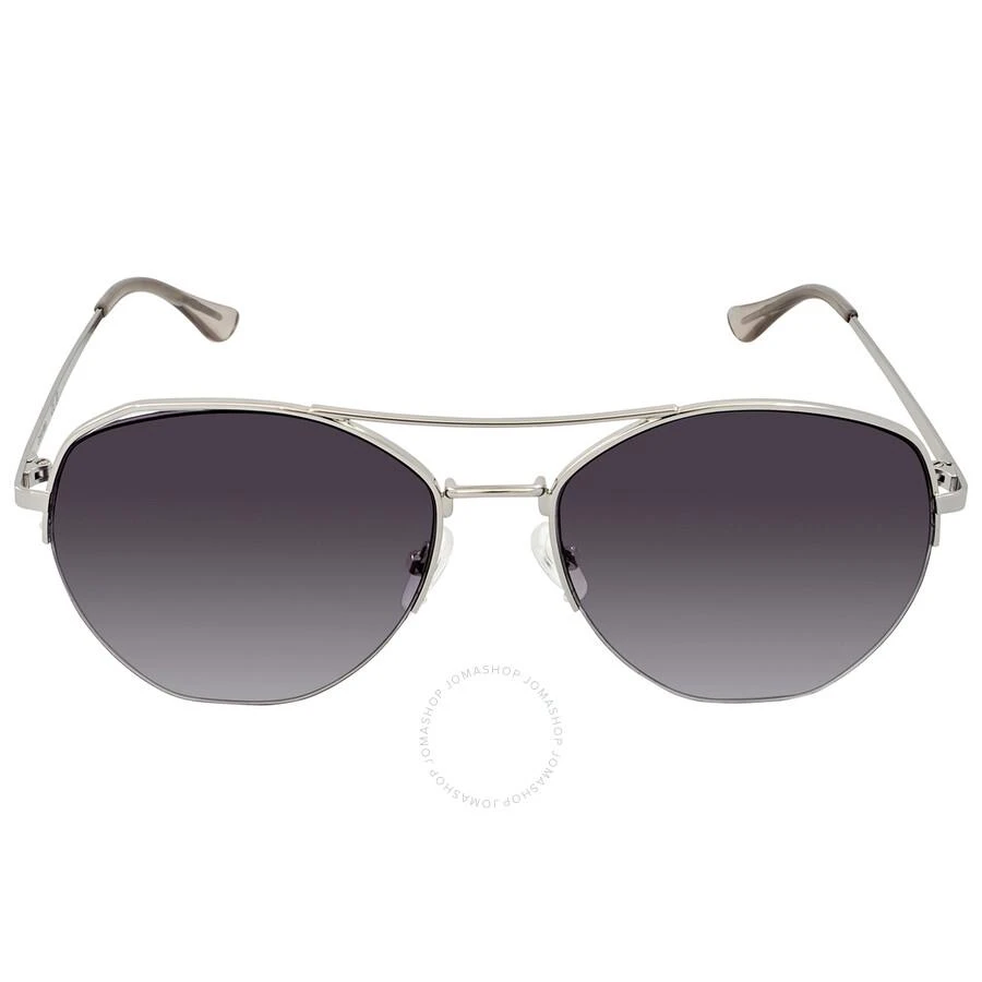 商品Calvin Klein|Grey Gradient Pilot Ladies Sunglasses CK20121S 045 57,价格¥164,第1张图片