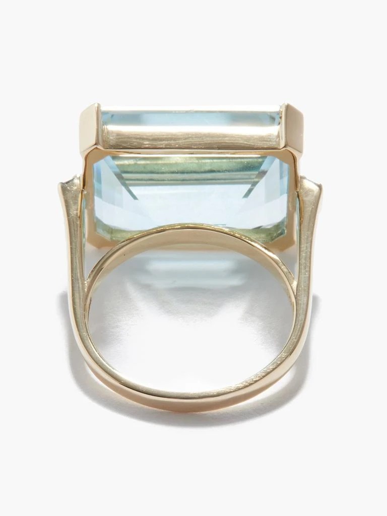 商品MATEO|East West diamond, topaz & 14kt gold ring,价格¥20373,第5张图片详细描述