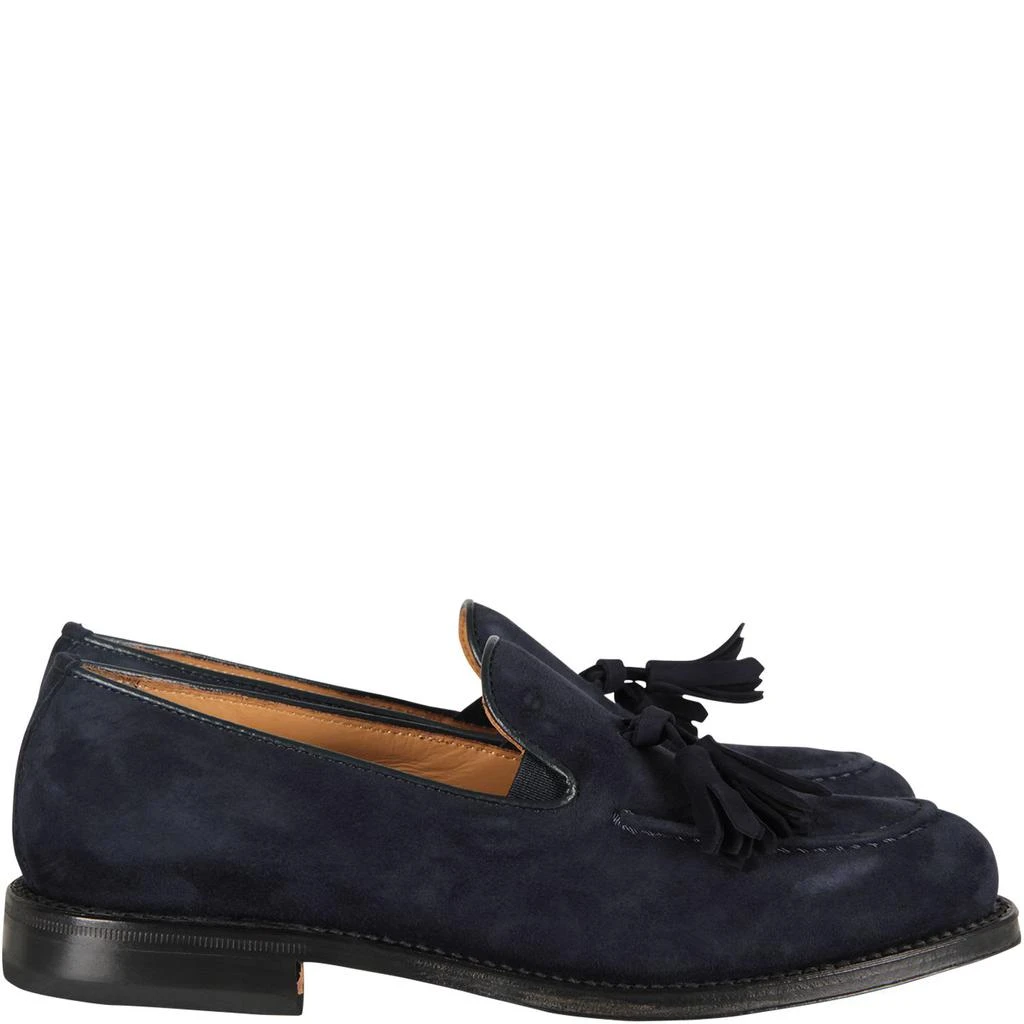 商品Gallucci|Gallucci Blue Mocassin With Tassels For Boy,价格¥1815,第3张图片详细描述