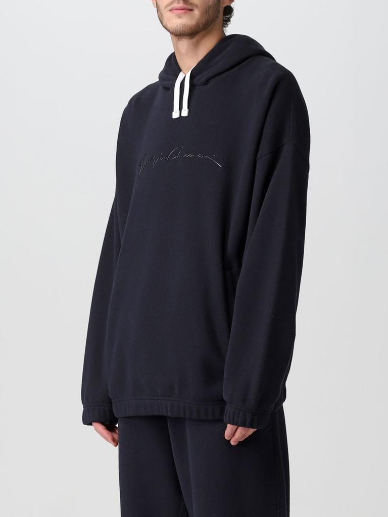 商品Giorgio Armani|Giorgio Armani oversize cotton hoodie,价格¥3668,第6张图片详细描述