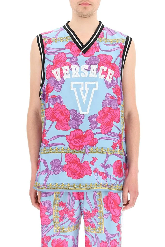 商品Versace|Versace acid bouquet tank t-shirt,价格¥5622,第2张图片详细描述