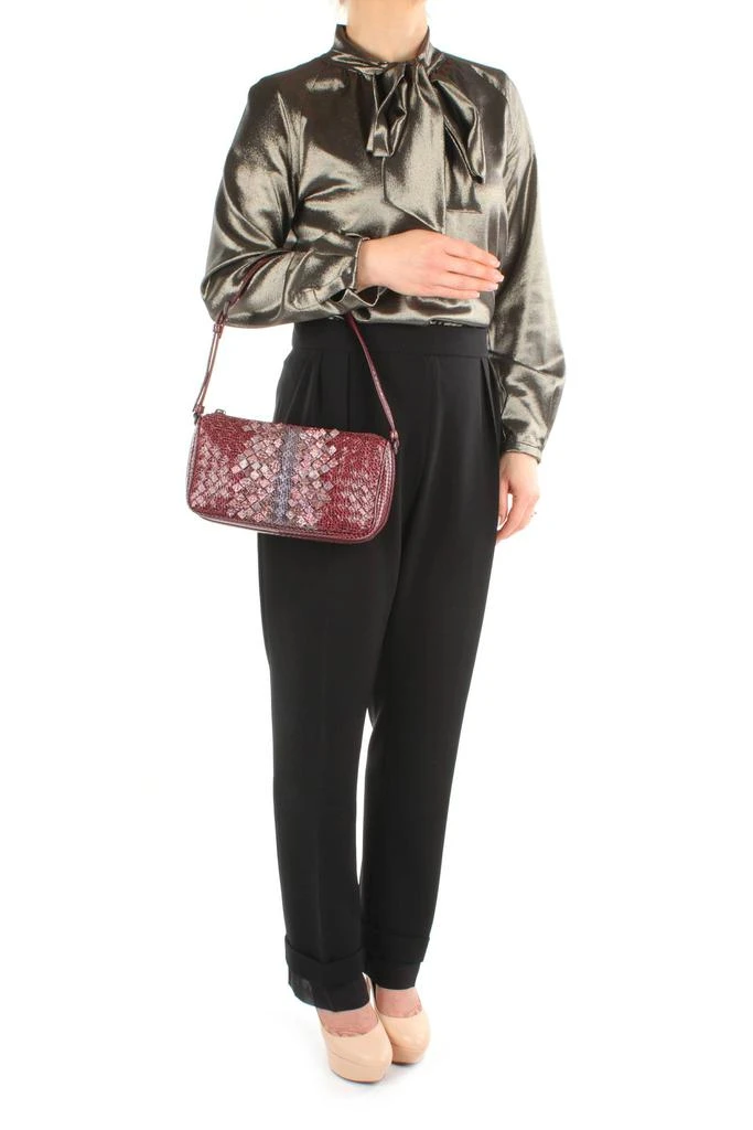 商品Bottega Veneta|Shoulder bags Leather Snake Violet,价格¥14092,第4张图片详细描述