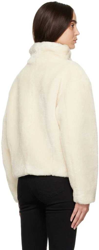 商品FRAME|Off-White Button Faux-Fur Jacket,价格¥4268,第3张图片详细描述