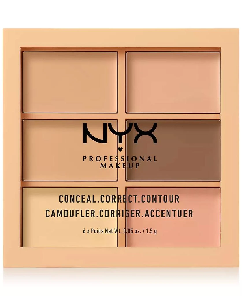 商品NYX Professional Makeup|遮瑕修容盘 - 明亮色系,价格¥92,第1张图片