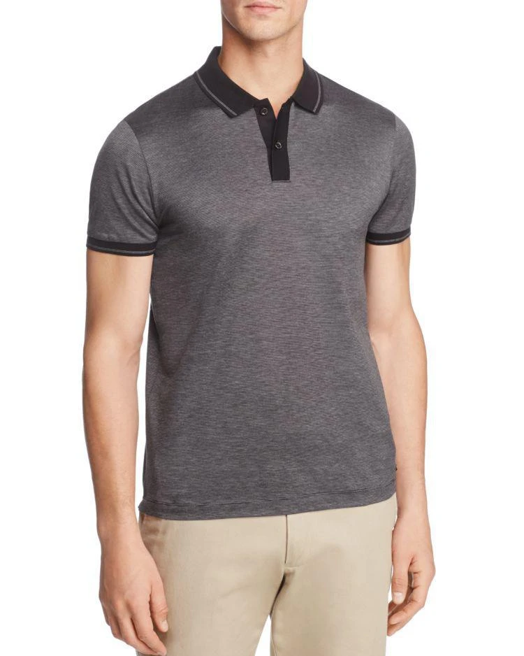 商品Hugo Boss|Philipson Fineline Short Sleeve Slim Fit Polo Shirt,价格¥701,第1张图片