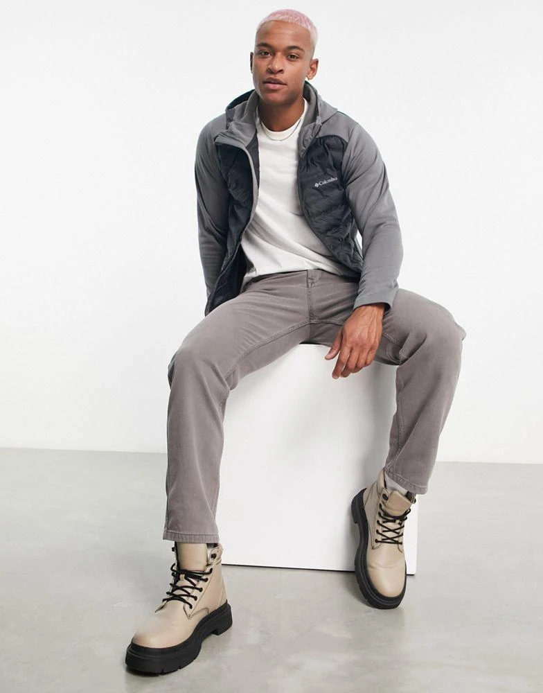 商品Columbia|Columbia Out-Shield insulated full zip hyrid hoodie in grey,价格¥1119,第3张图片详细描述