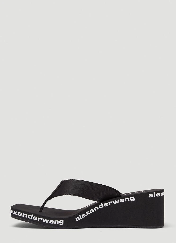 商品Alexander Wang|Logo Wedge Sandals,价格¥833,第3张图片详细描述