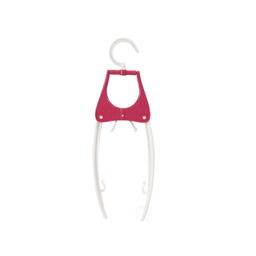 商品Basicwise|Vintiquewise Foldable Portable Plastic Hangers for Travel, Set of 5,价格¥83,第5张图片详细描述