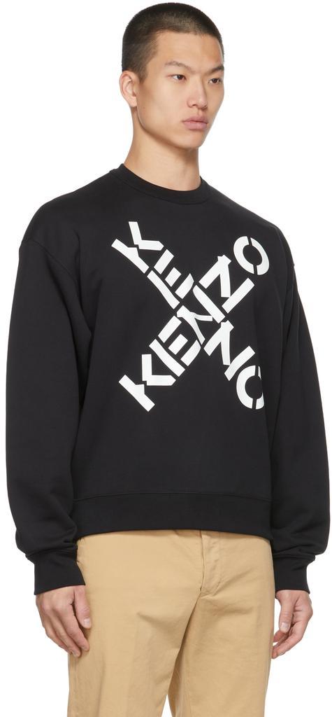 商品Kenzo|Black Sport Big X Sweatshirt,价格¥1929,第4张图片详细描述
