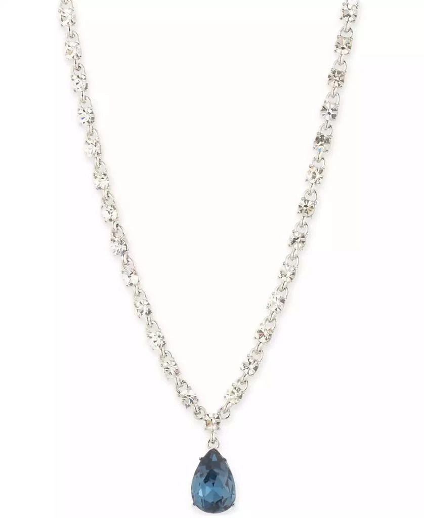 商品Givenchy|Color Crystal Pear-Shape Pendant Necklace, 16" + 3" extender,价格¥453,第1张图片