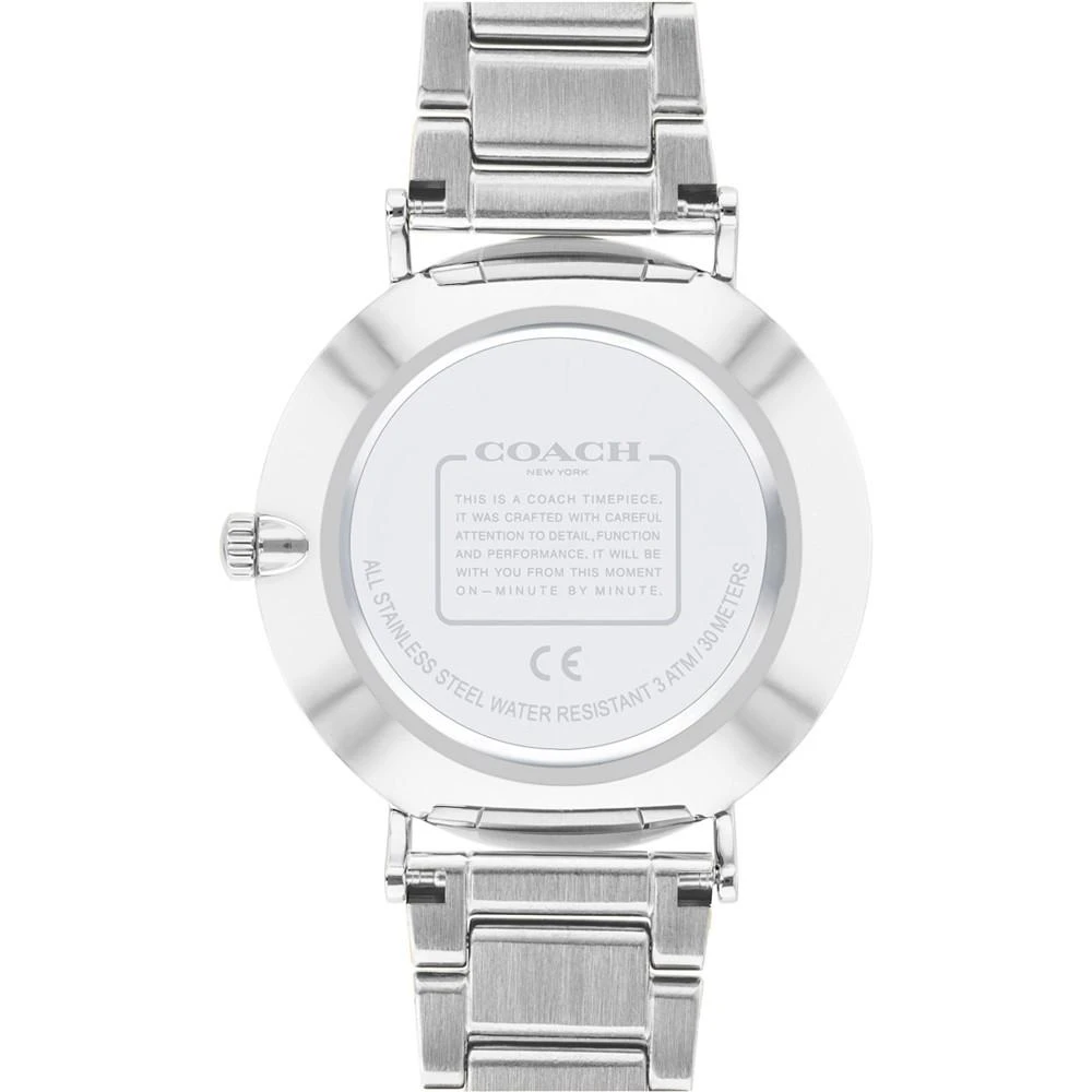 商品Coach|Women's Perry Stainless Steel Bracelet Watch 36mm,价格¥1449,第4张图片详细描述